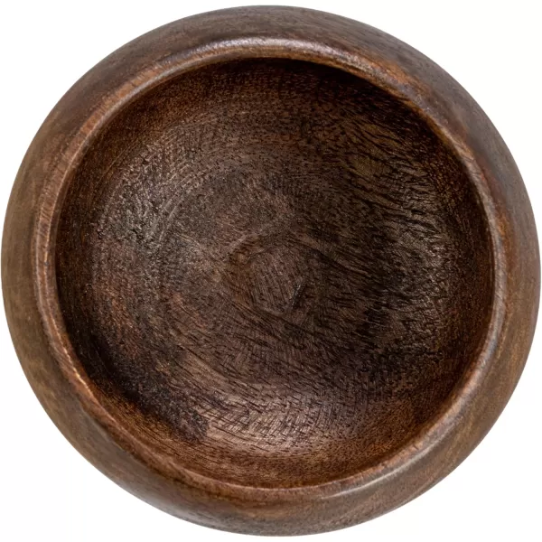 imageCreative CoOp Mango Wood Bowl Walnut Finish