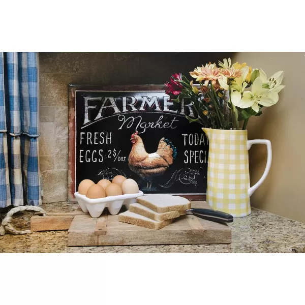 imageCreative CoOp Mango Wood Cheese Board with Rope on Handle