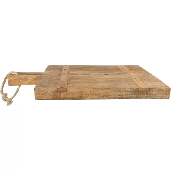 imageCreative CoOp Mango Wood Cheese Board with Rope on Handle