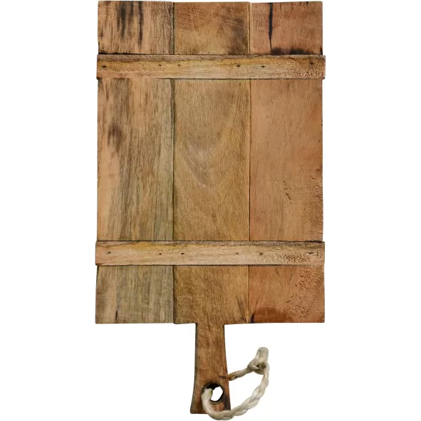 imageCreative CoOp Mango Wood Cheese Board with Rope on Handle