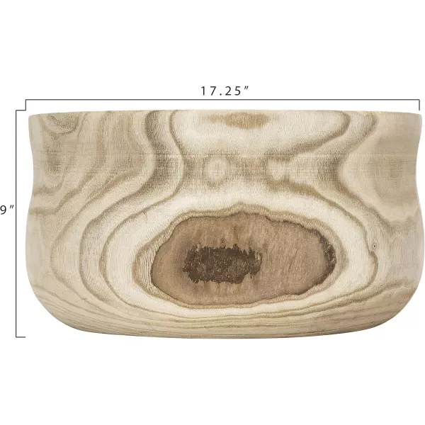 imageCreative CoOp Medium Natural Paulownia Wood PlanterLarge