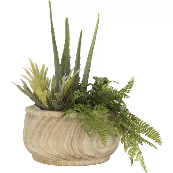 imageCreative CoOp Medium Natural Paulownia Wood PlanterMedium