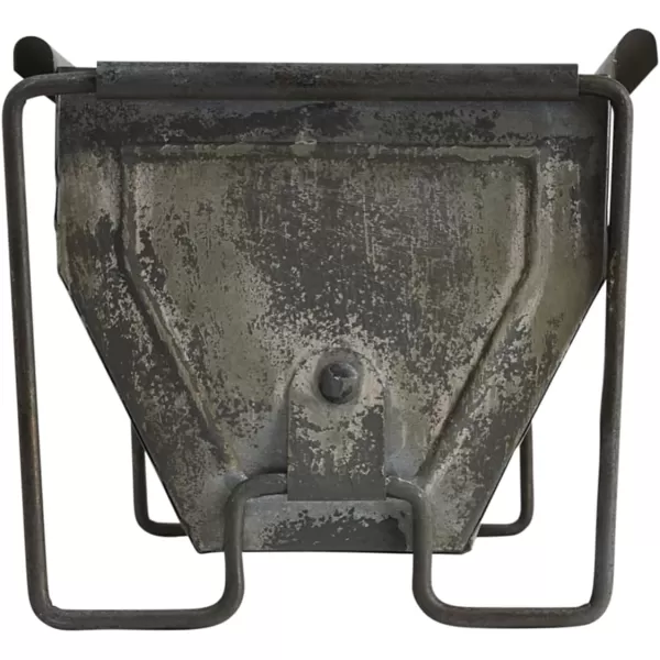imageCreative CoOp Metal Trough Container with Distressed Zinc Finish