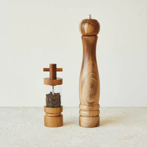 imageCreative CoOp Natural Acacia Wood Salt and Pepper Mill Small