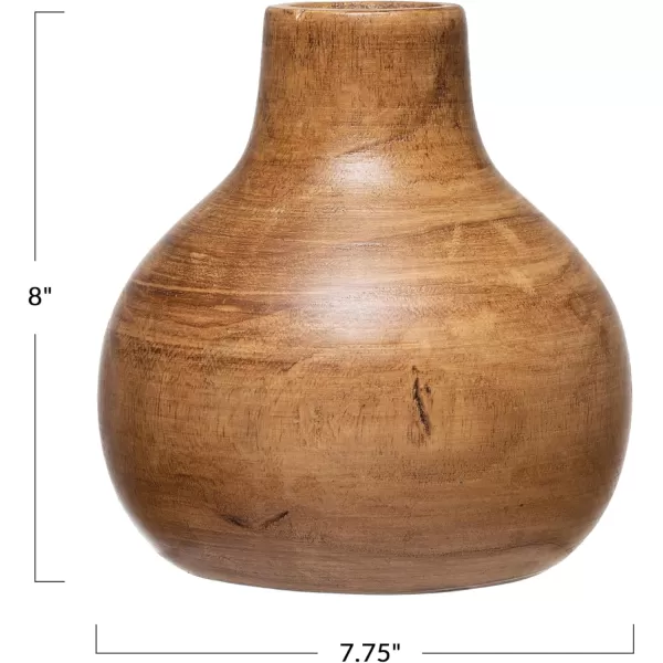 imageCreative CoOp Paulownia Wood Vase Brown