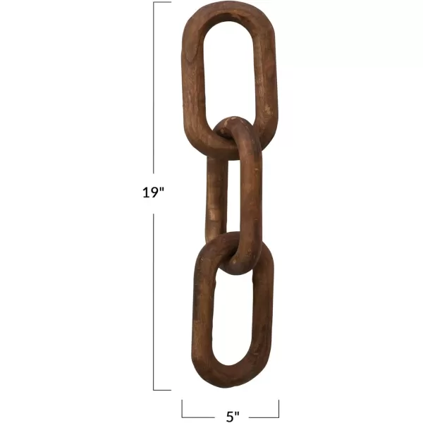 imageCreative CoOp Reclaimed Wood 3 Links Chain Natural