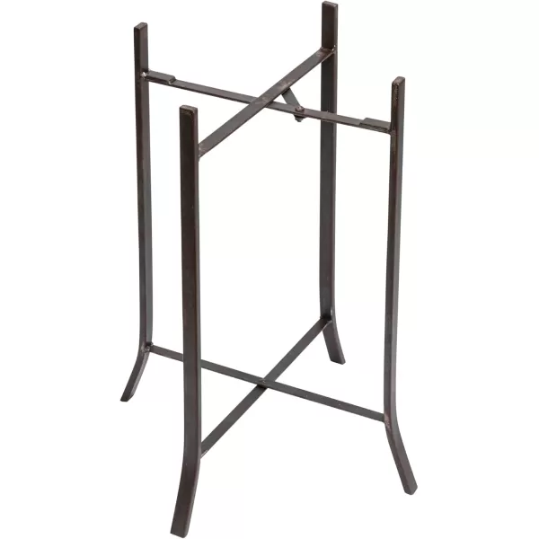 imageCreative CoOp Set of 2 Iron Planters on StandsWhite