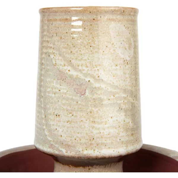 imageCreative CoOp Stoneware Striker Plate Reactive Glaze Grey Each One Will Vary Match Holder