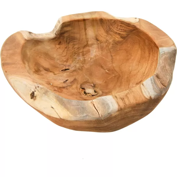 imageCreative CoOp Teakwood Set of 2 Each One Will Vary Bowl Brown 2