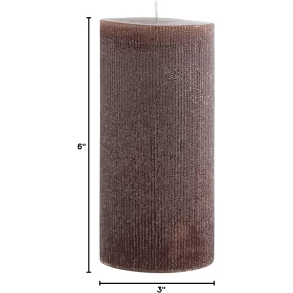 imageCreative CoOp Unscented Pleated Taper Candles in Box Set of 12Leather