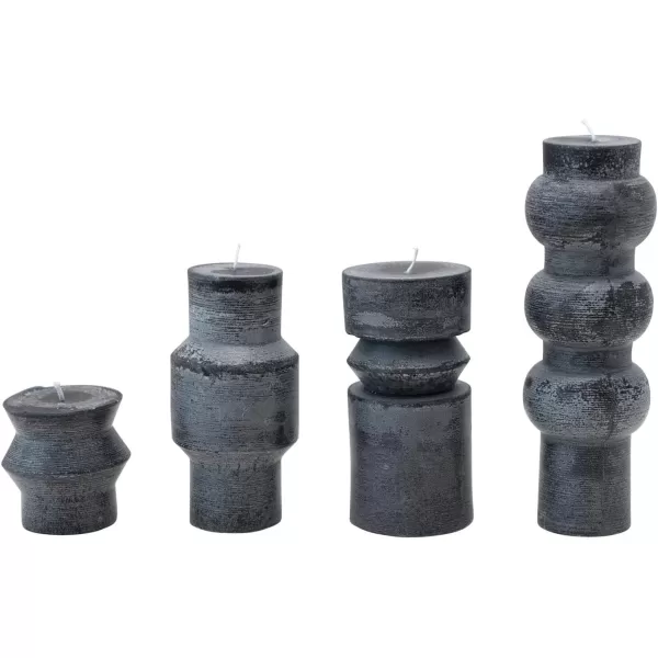 imageCreative CoOp Unscented Totem Taper Candles in Box Set of 2 CappuccinoBlack