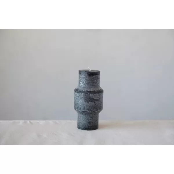 imageCreative CoOp Unscented Totem Taper Candles in Box Set of 2 CappuccinoBlack