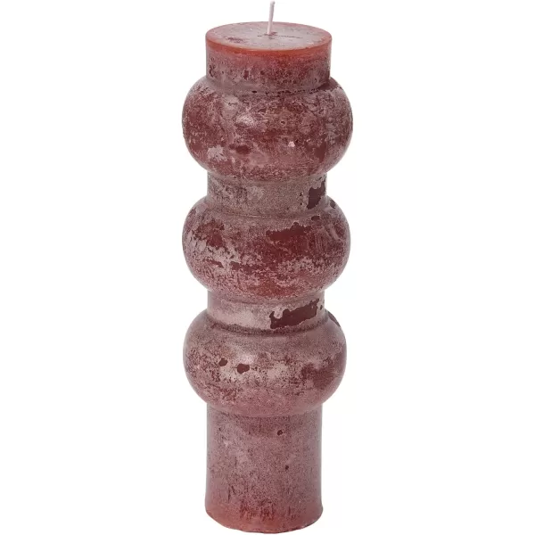 imageCreative CoOp Unscented Totem Taper Candles in Box Set of 2 CappuccinoCabernet