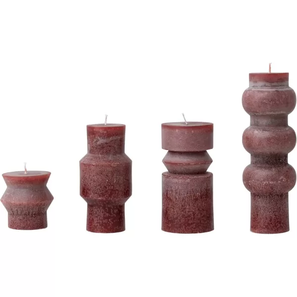 imageCreative CoOp Unscented Totem Taper Candles in Box Set of 2 CappuccinoCabernet