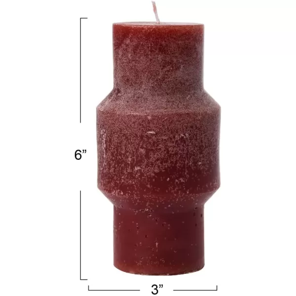 imageCreative CoOp Unscented Totem Taper Candles in Box Set of 2 CappuccinoCabernet