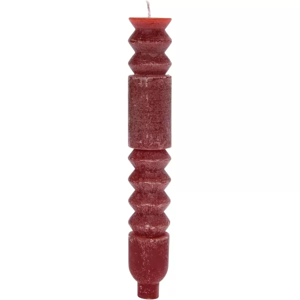 imageCreative CoOp Unscented Totem Taper Candles in Box Set of 2 CappuccinoCabernet