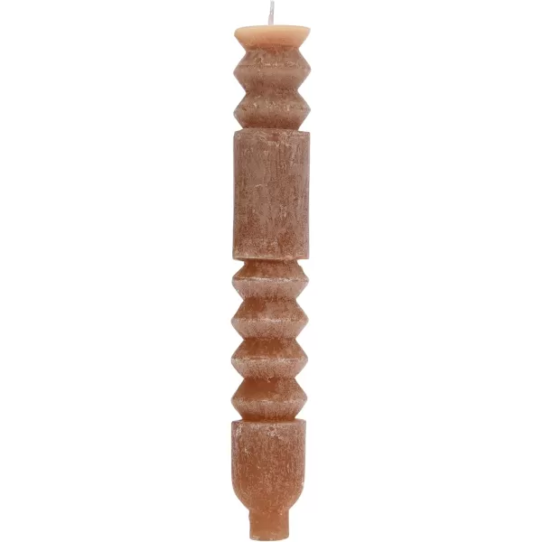 imageCreative CoOp Unscented Totem Taper Candles in Box Set of 2 CappuccinoCappuccino
