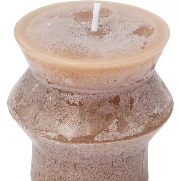 imageCreative CoOp Unscented Totem Taper Candles in Box Set of 2 CappuccinoCappuccino