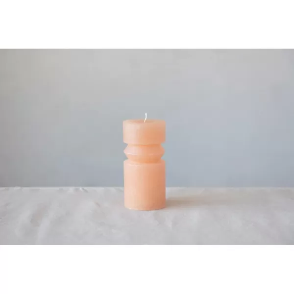 imageCreative CoOp Unscented Totem Taper Candles in Box Set of 2 CappuccinoCitrus
