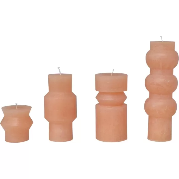 imageCreative CoOp Unscented Totem Taper Candles in Box Set of 2 CappuccinoCitrus