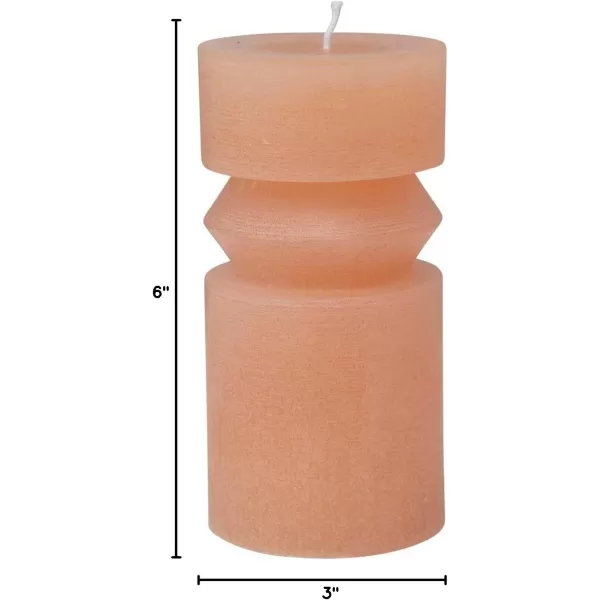 imageCreative CoOp Unscented Totem Taper Candles in Box Set of 2 CappuccinoCitrus