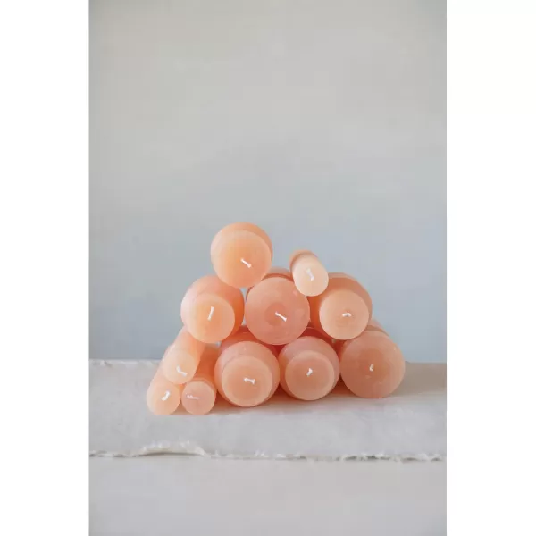 imageCreative CoOp Unscented Totem Taper Candles in Box Set of 2 CappuccinoCitrus