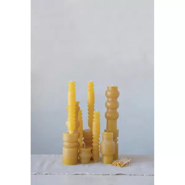 imageCreative CoOp Unscented Totem Taper Candles in Box Set of 2 CappuccinoHoney