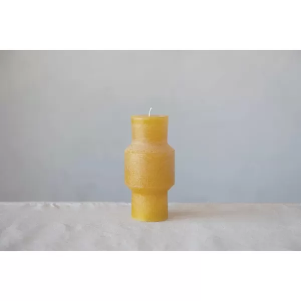 imageCreative CoOp Unscented Totem Taper Candles in Box Set of 2 CappuccinoHoney