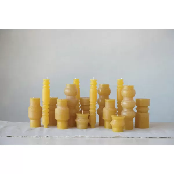 imageCreative CoOp Unscented Totem Taper Candles in Box Set of 2 CappuccinoHoney