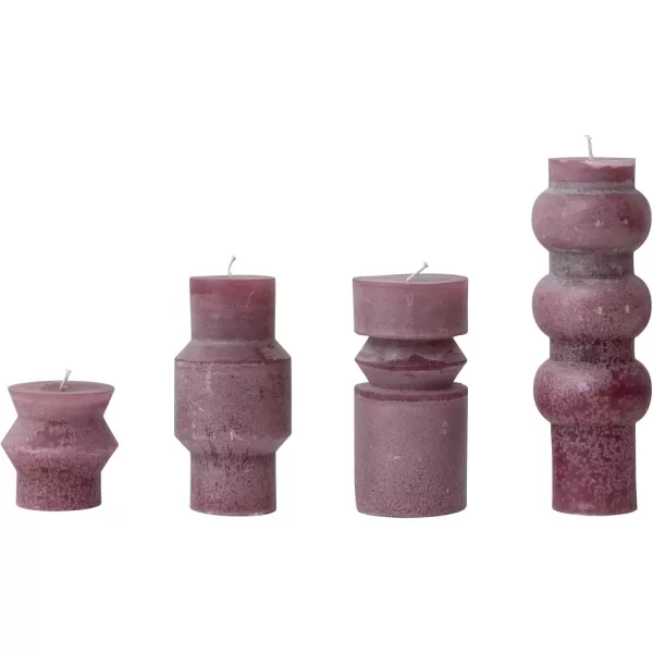 imageCreative CoOp Unscented Totem Taper Candles in Box Set of 2 CappuccinoPinot