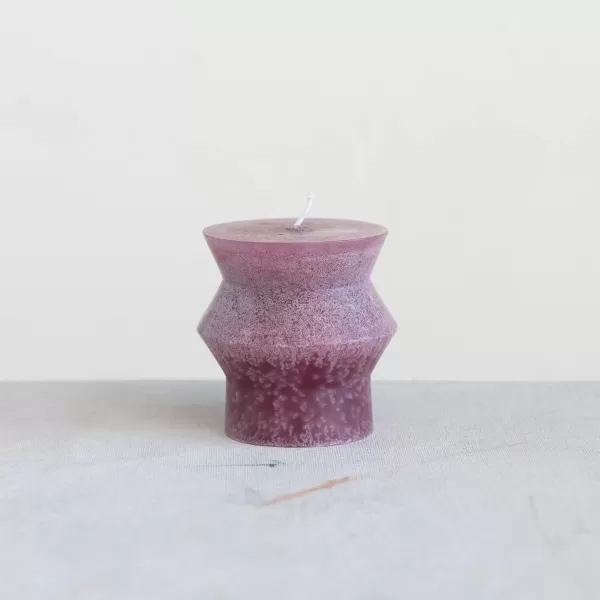 imageCreative CoOp Unscented Totem Taper Candles in Box Set of 2 CappuccinoPinot