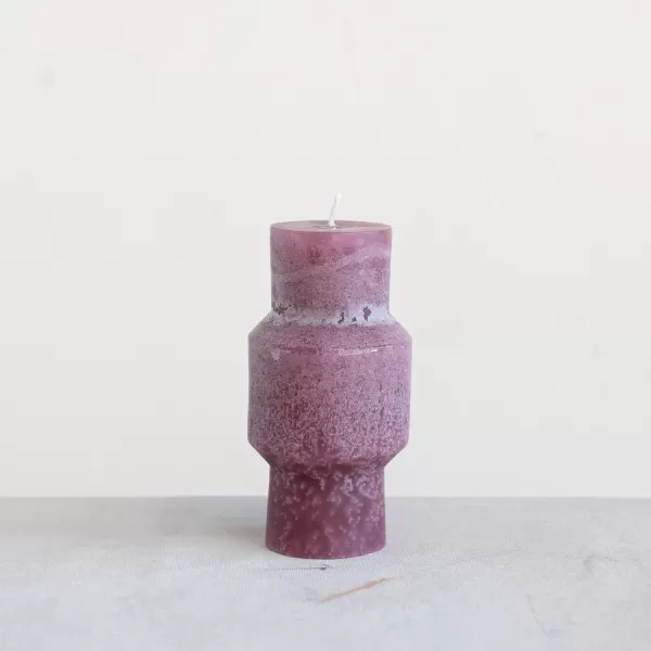 imageCreative CoOp Unscented Totem Taper Candles in Box Set of 2 CappuccinoPinot