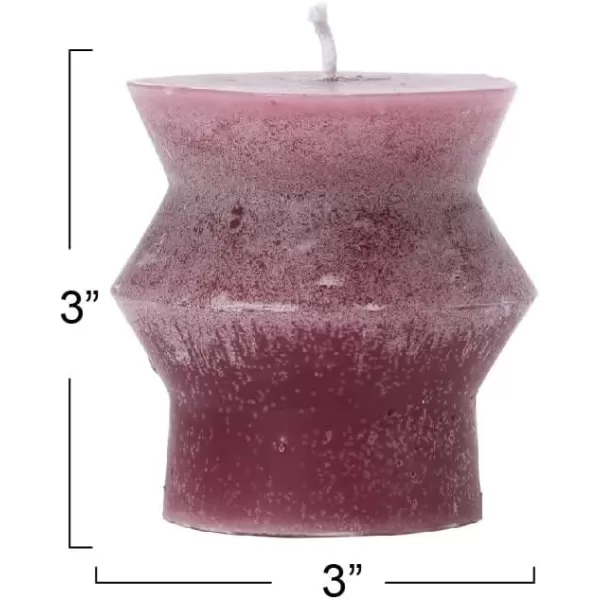 imageCreative CoOp Unscented Totem Taper Candles in Box Set of 2 CappuccinoPinot