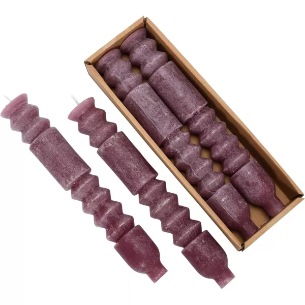imageCreative CoOp Unscented Totem Taper Candles in Box Set of 2 CappuccinoPinot