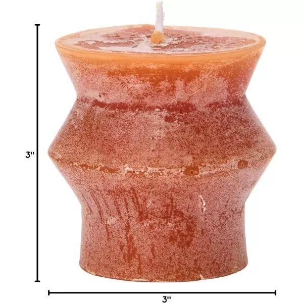 imageCreative CoOp Unscented Totem Taper Candles in Box Set of 2 CappuccinoSpice