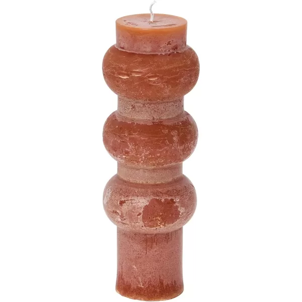 imageCreative CoOp Unscented Totem Taper Candles in Box Set of 2 CappuccinoSpice