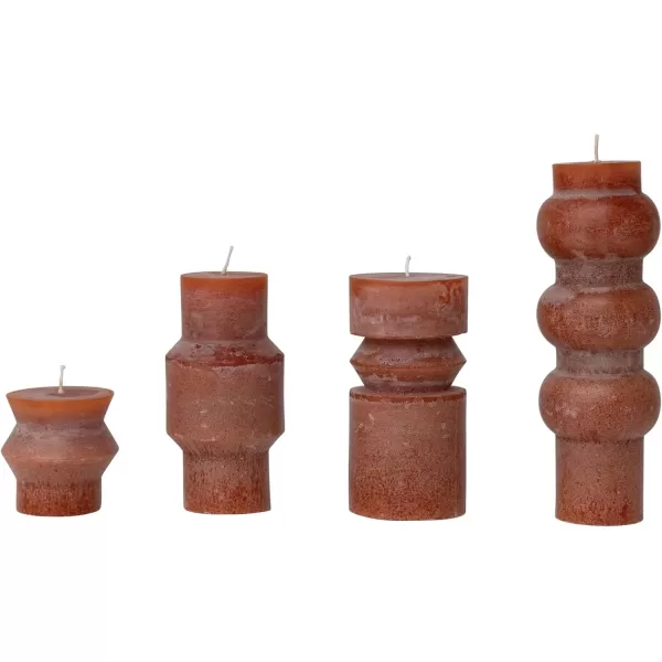 imageCreative CoOp Unscented Totem Taper Candles in Box Set of 2 CappuccinoSpice
