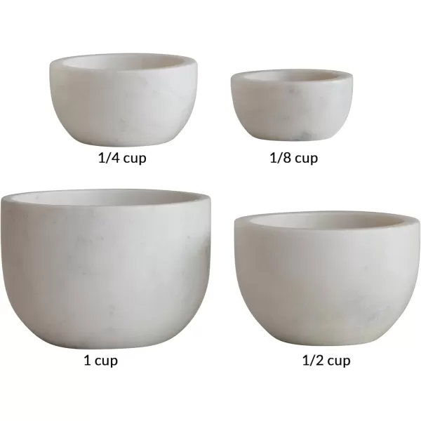 imageCreative CoOp White Marble Set of 4 Bowl
