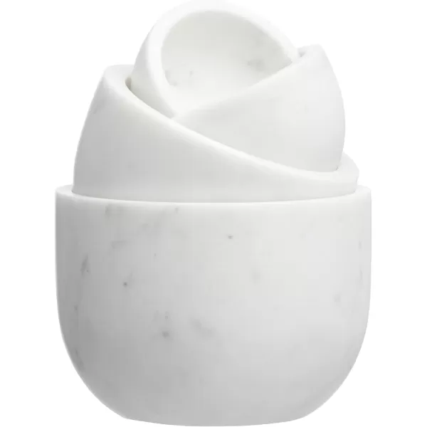 imageCreative CoOp White Marble Set of 4 Bowl