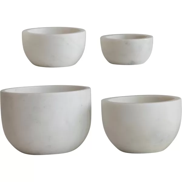 imageCreative CoOp White Marble Set of 4 Bowl