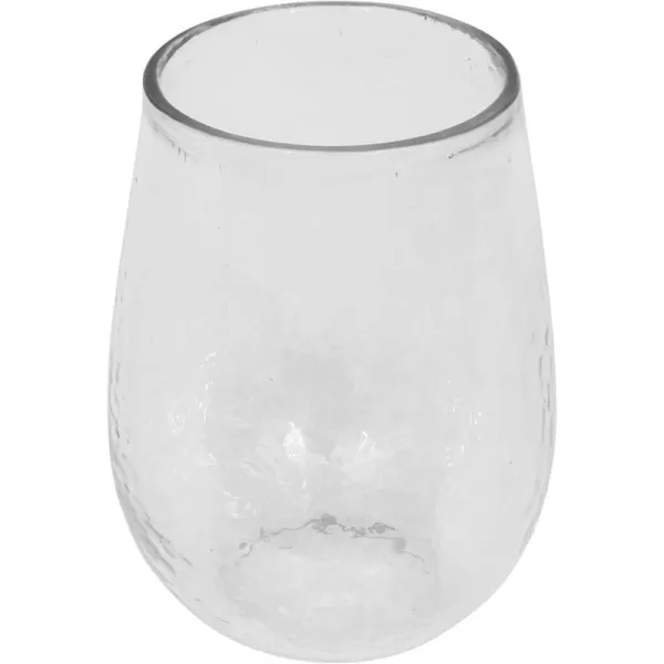 imageCreative CoOp 14 Ounce Recycled Glass Stemless Wine Glasses