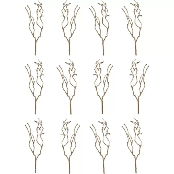 imageCreative CoOp 27quot Natural Tea Tree Branch Decoration Set of 12 PiecesEach one Will Vary Artificial Plants Brown