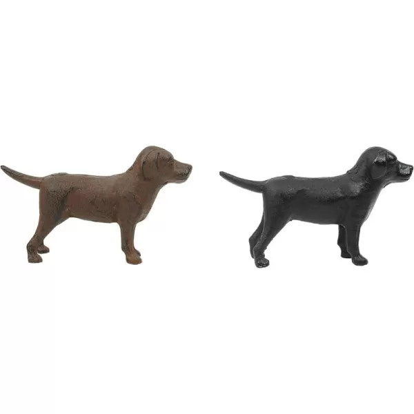 imageCreative CoOp Cast Iron Lab Figurines Set of 2 Colors