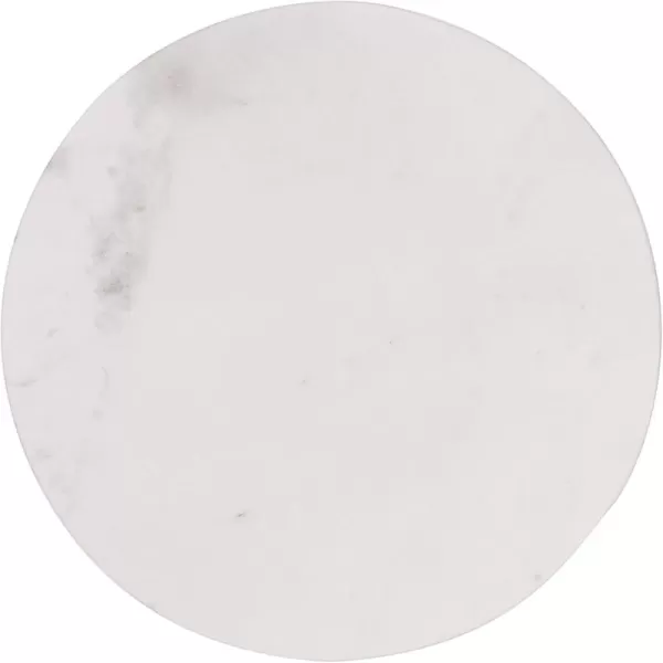 imageCreative CoOp Elegant Marble Round Cheese Board BeigeWhite