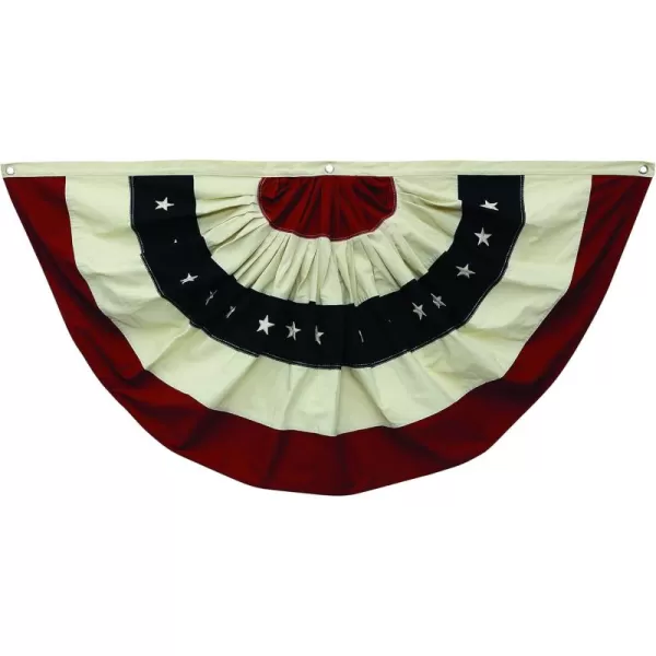 imageCreative CoOp Fabric Flag Wall Dcor in Half Circle Design