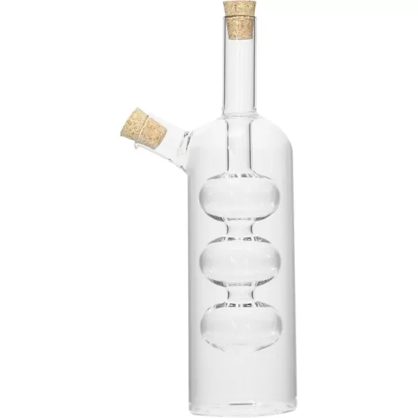 imageCreative CoOp HandBlown Glass Oil and Vinegar Cruet Translucent