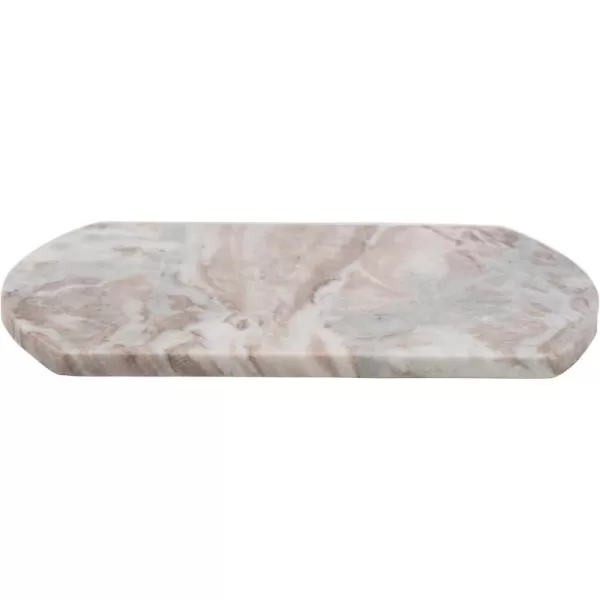 imageCreative CoOp Long Marble Cutting Board Buff 12quot x 8quot