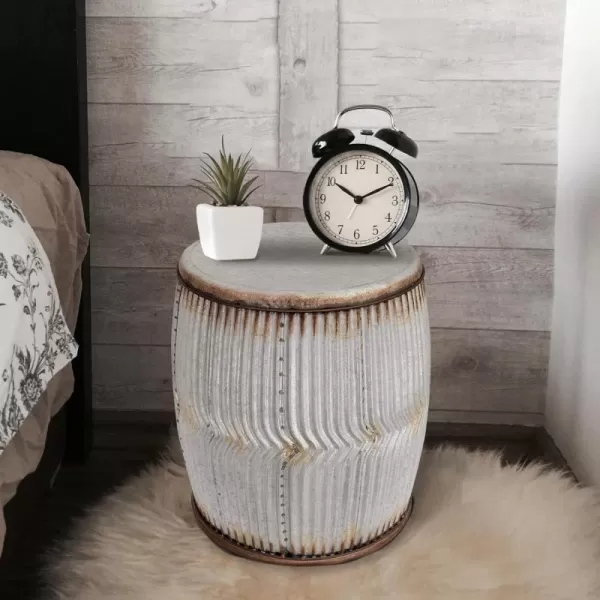 imageCreative CoOp Round Metal StoolSide Table