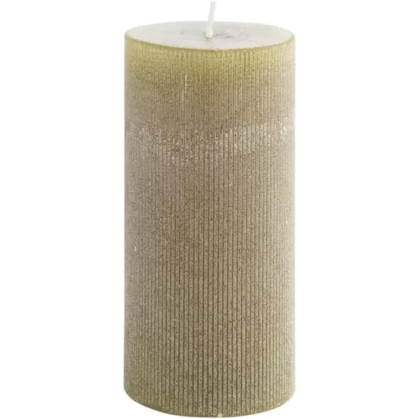 imageCreative CoOp Unscented Pleated Taper Candles in Box Set of 12Olive
