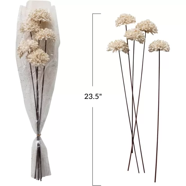 imageCreative CoOp Dried Natural Sesame Flower Bunch Cream